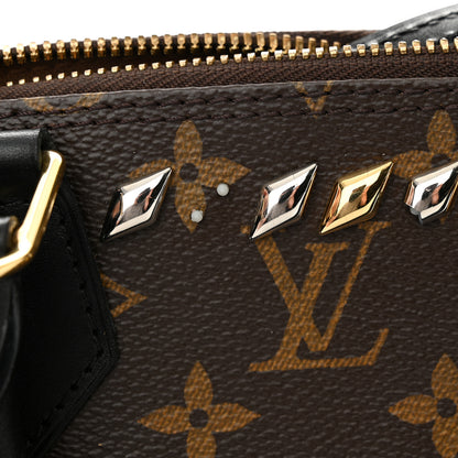 Louis Vuitton Monogram Macassar Studded Alma BB 11 of 11