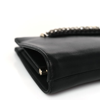 Jimmy Choo Nappa Crystal Venus Clutch with Chain Black 7 of 9