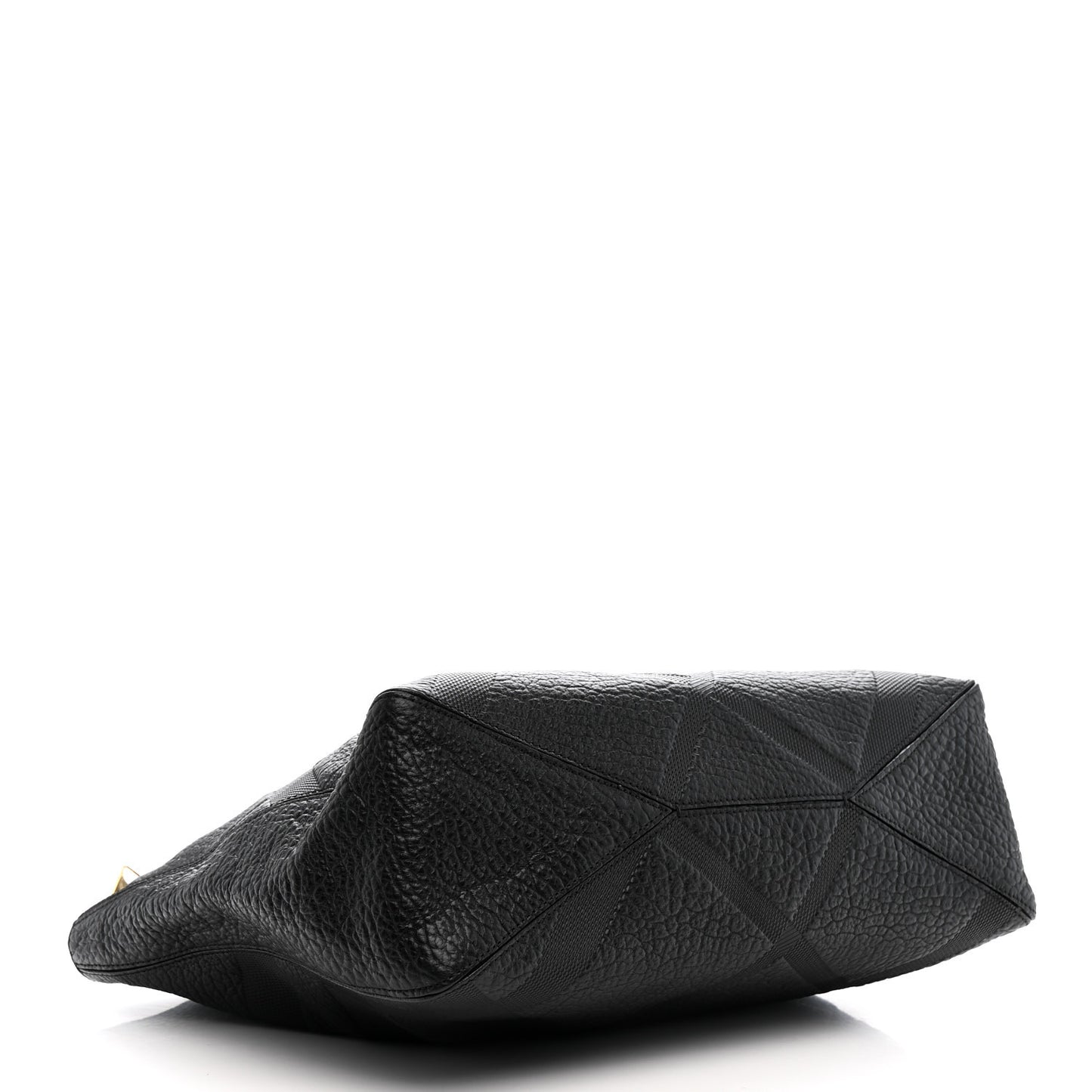 Heritage Grain Check Embossed Medium Dewsbury Tote Black