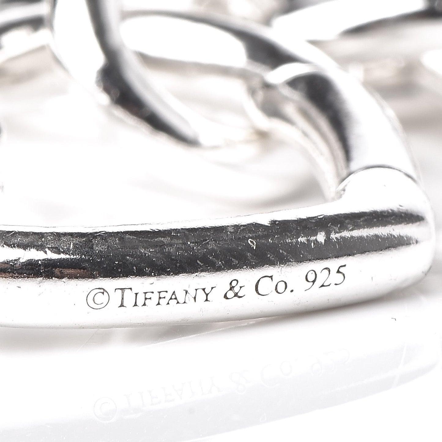 Sterling Silver Open Heart Clasp Bracelet