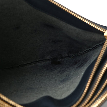 Celine Goatskin Large Trio Crossbody Bag Dark Blue 10 of 20