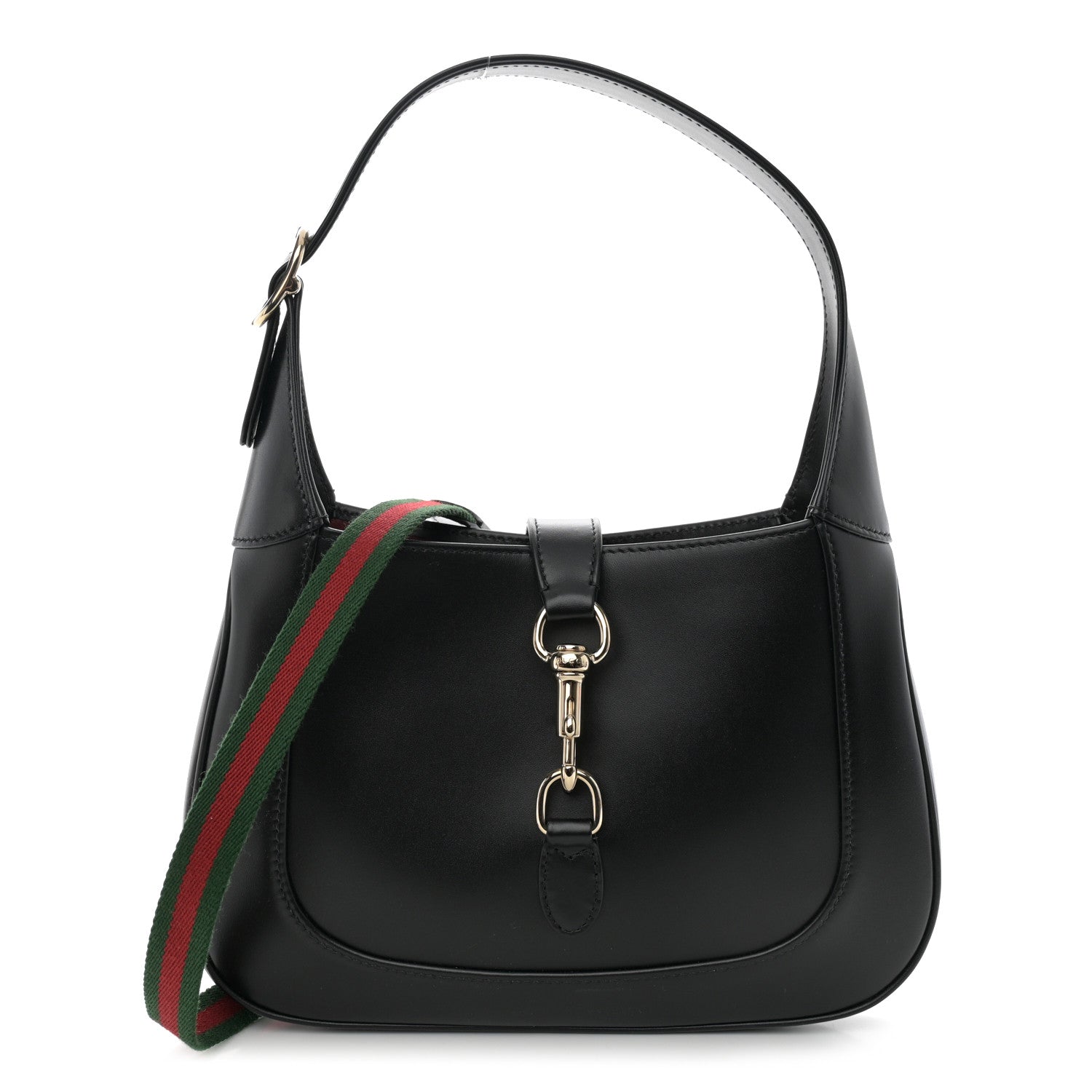 Gucci Calfskin Small Jackie Shoulder Bag Black 1 of 10