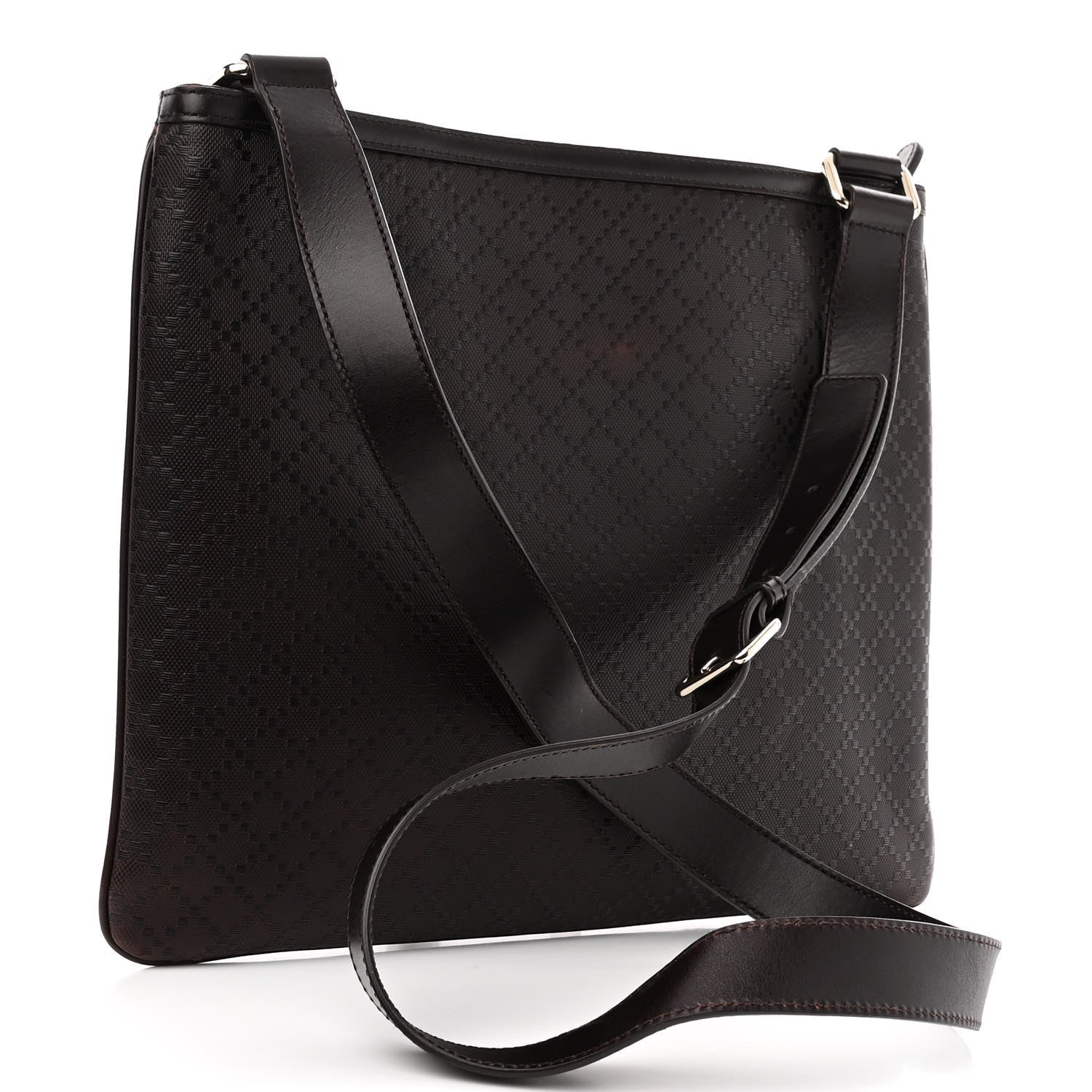 Gucci Hilary Lux Bright Diamante Medium Flat Messenger Bag Testa Di Moro 3 of 9
