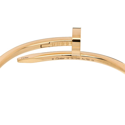 Cartier 18K Yellow Gold Juste Un Clou Bracelet 15 4 of 5