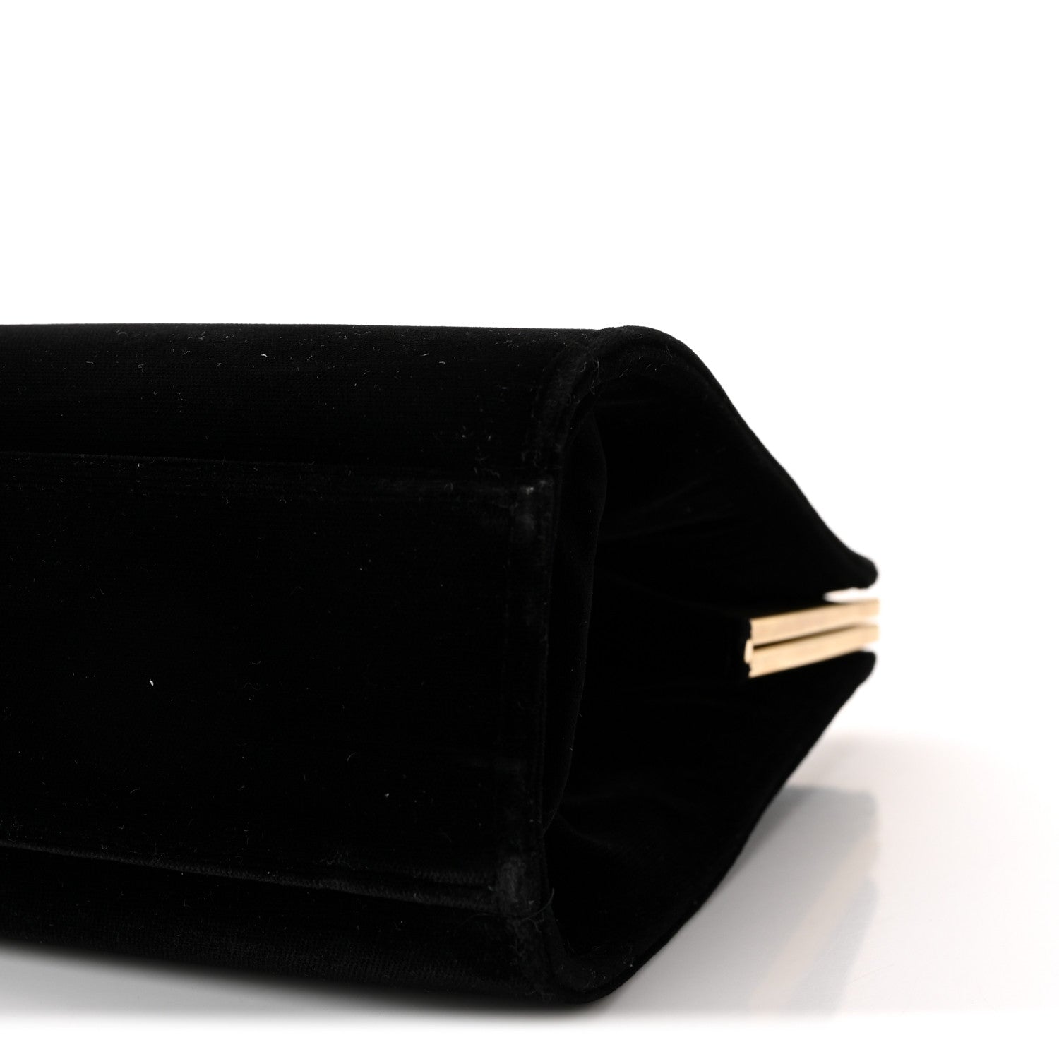 Saint Laurent Velvet Large Le Anne-Marie Shoulder Bag Black 9 of 9