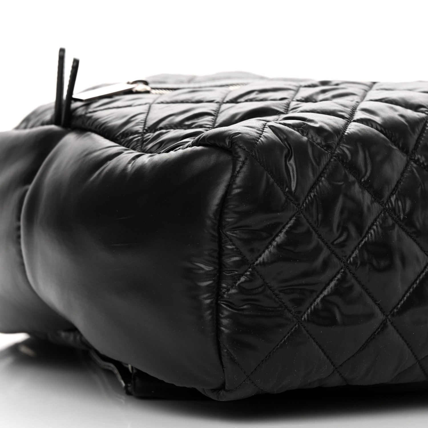 Chanel Nylon Quilted Coco Cocoon Backpack Black 8 of 11