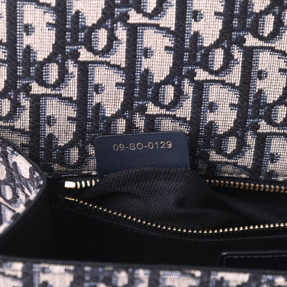 Christian Dior Oblique 30 Montaigne Flap Bag Blue 7 of 10