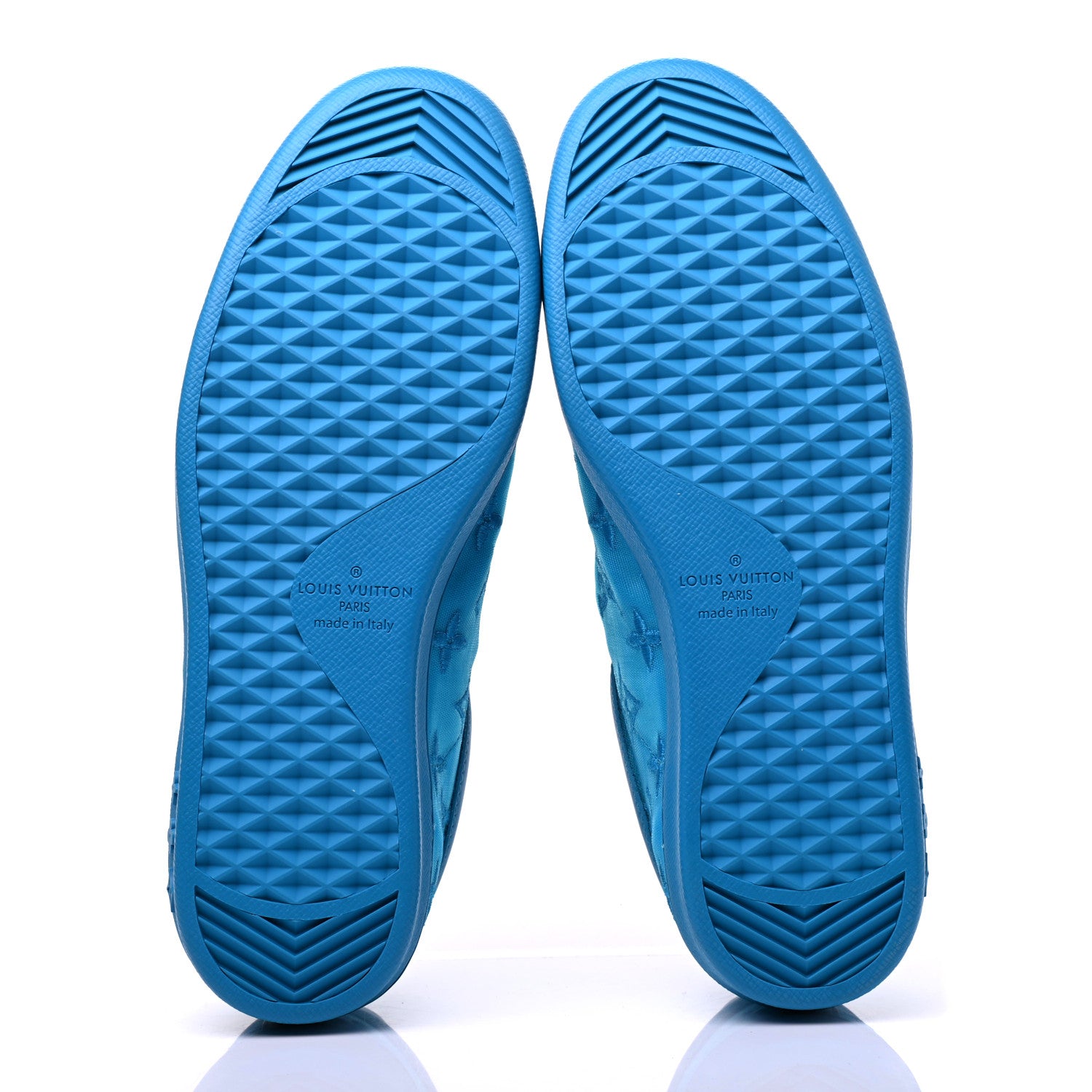 Louis Vuitton Monogram Luxembourg Sneaker 8 Blue 5 of 9
