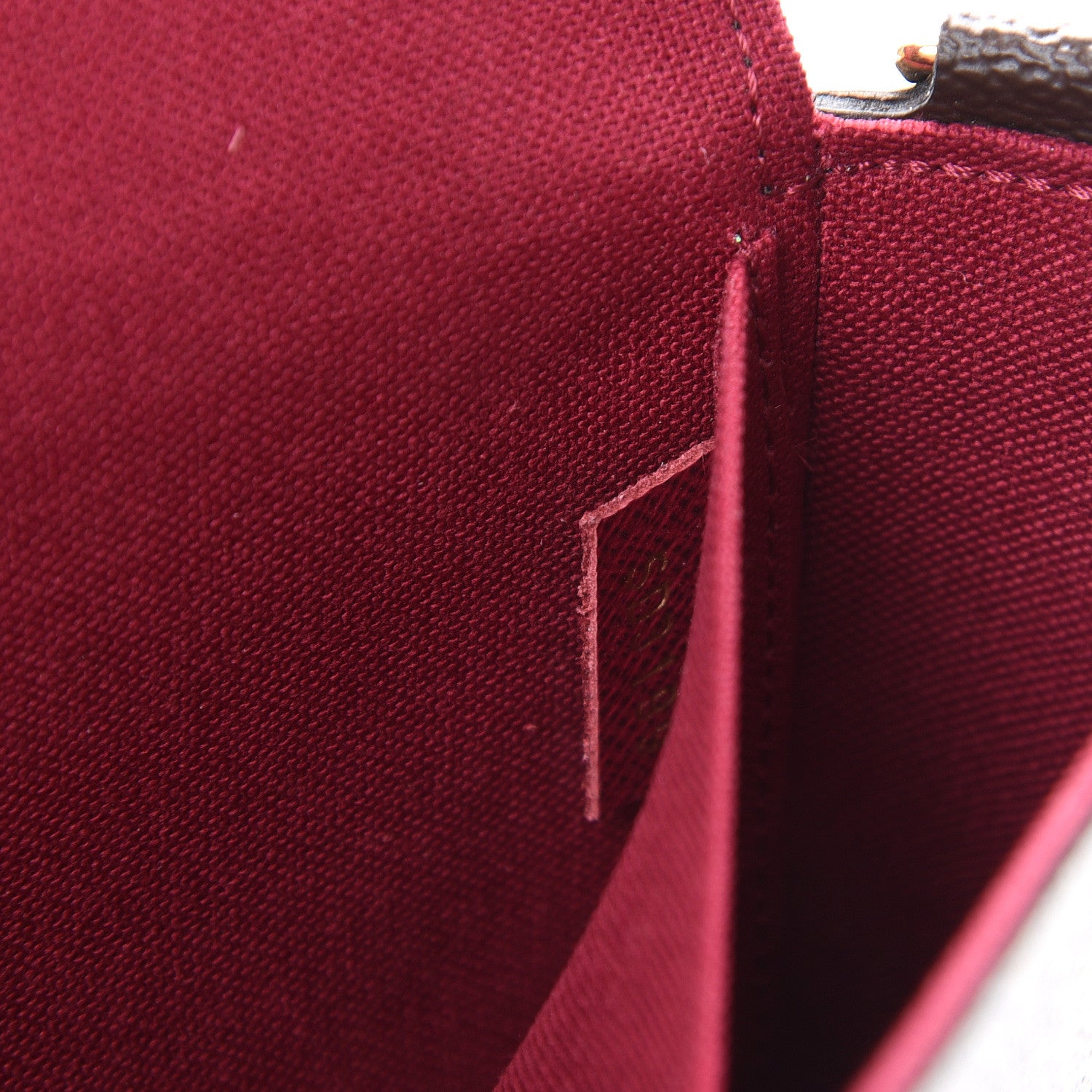 Louis Vuitton Monogram Pochette Felicie Chain Wallet Fuchsia 9 of 13