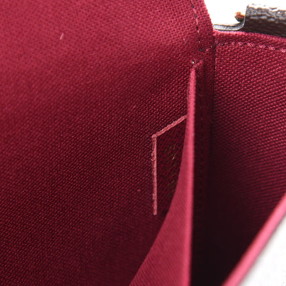 Louis Vuitton Monogram Pochette Felicie Chain Wallet Fuchsia 9 of 13
