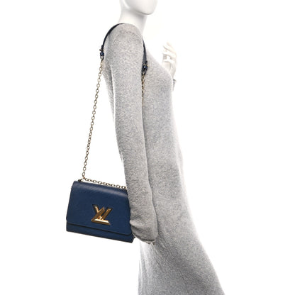Louis Vuitton Epi Twist Shoulder Bag MM Indigo 2 of 11