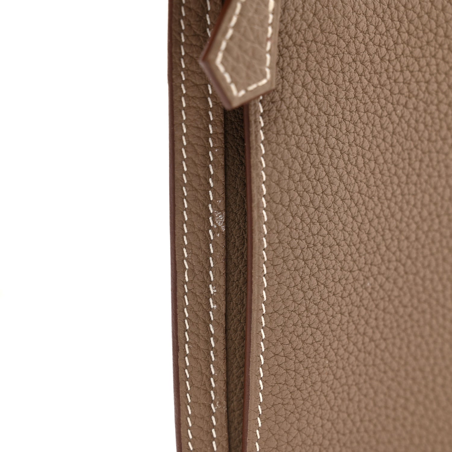 Hermes Togo Backpocket Pouch 25 Etoupe 7 of 8