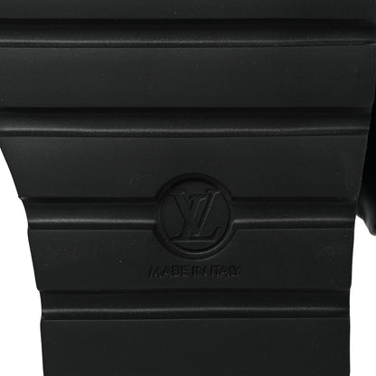 Louis Vuitton Technical Fabric Embossed Monogram Pool Pillow Comfort Mules 38 Black 6 of 9