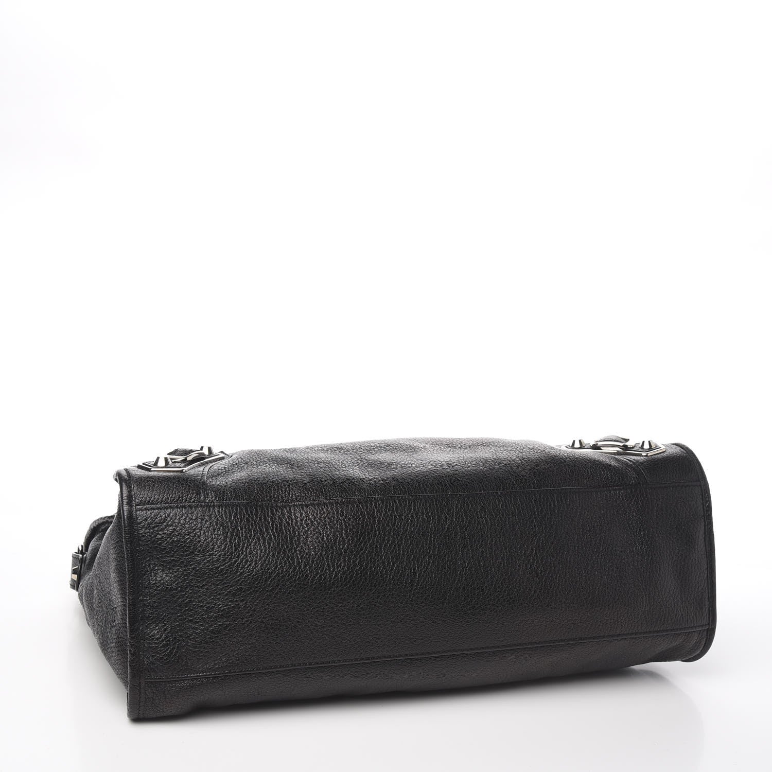 Balenciaga Chevre Silver Metallic Edge Hardware City Black 3 of 9