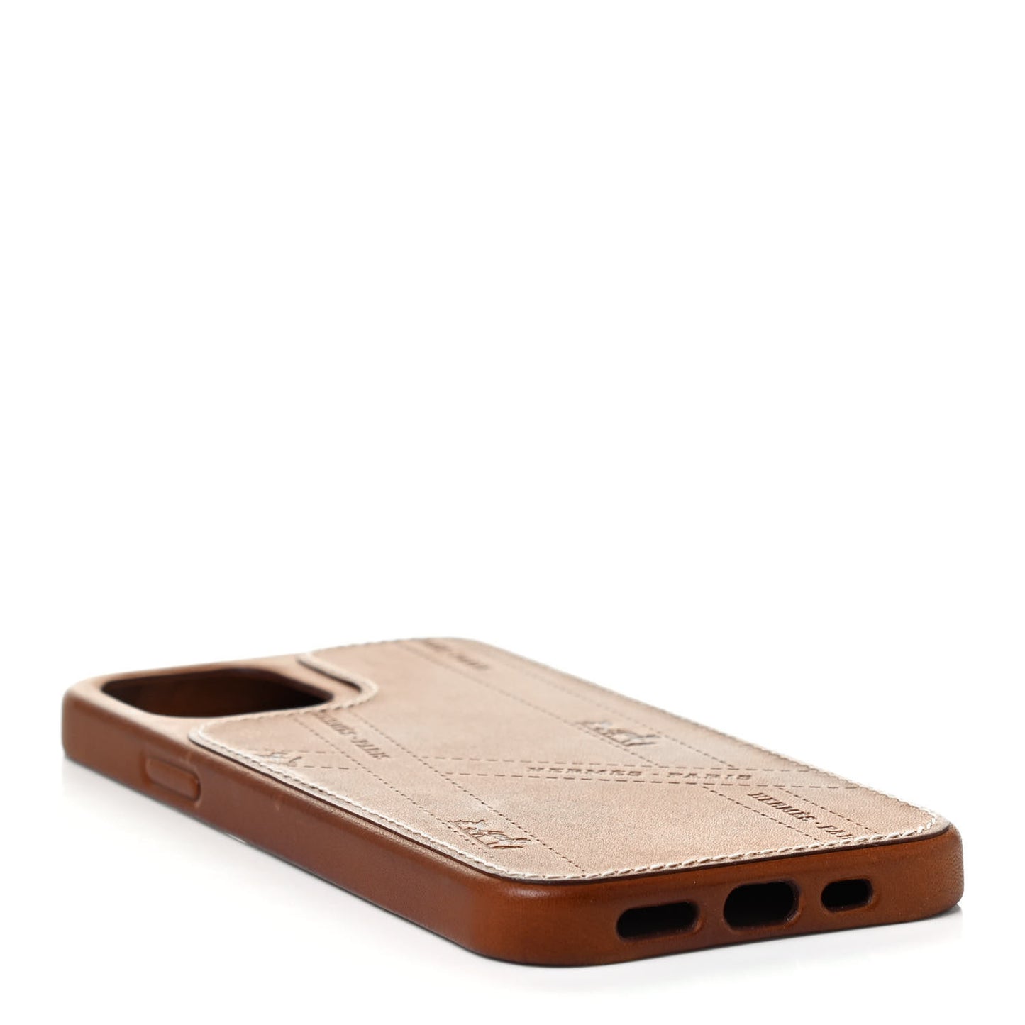 Barenia Bolduc iPhone 12/12 Pro Case Fauve