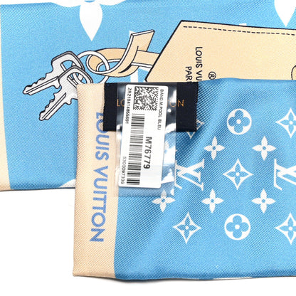Louis Vuitton Silk Monogram Gradient By The Pool Bandeau Blue 3 of 3