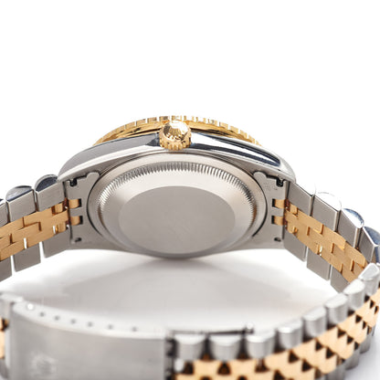 Rolex Stainless Steel 18K Yellow Gold 36mm Oyster Perpetual Datejust Watch White Roman 16263 4 of 5