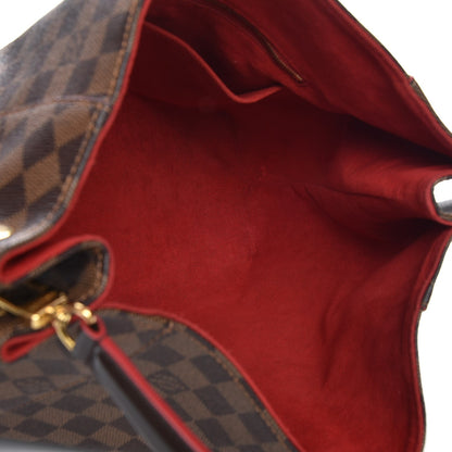 Louis Vuitton Damier Ebene Caissa Hobo Cherry 5 of 9