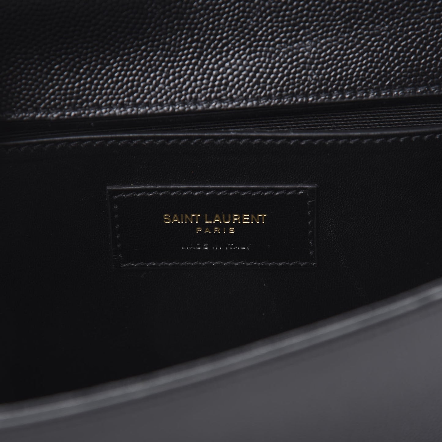 Grain De Poudre Monogram Cassandre Clutch Black