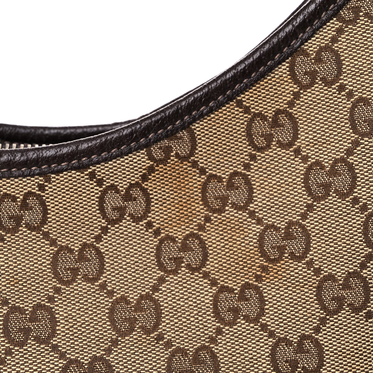 Gucci Monogram Large Abbey D Ring Hobo Dark Brown 13 of 15
