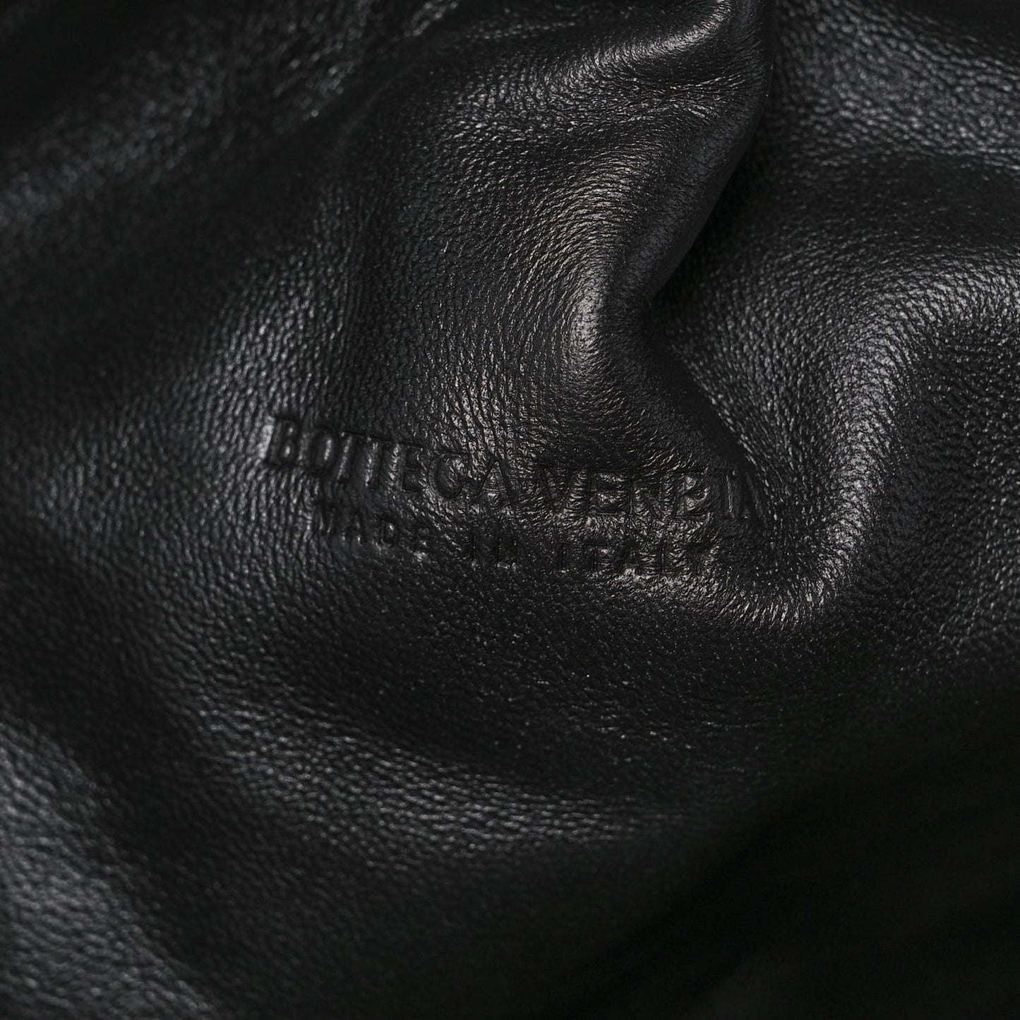 Nappa Maxi Intrecciato The Pouch Oversized Clutch Black