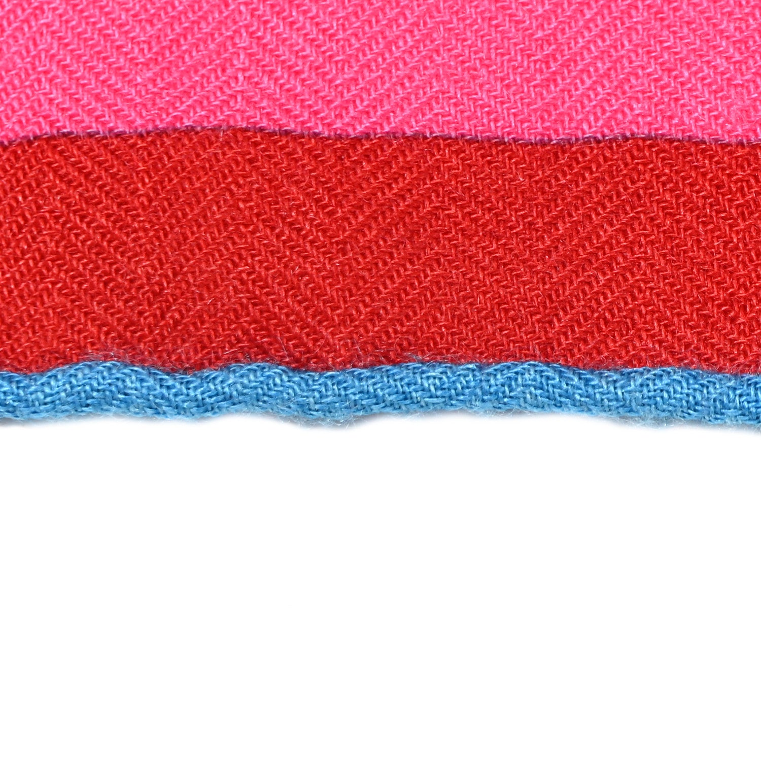 Hermes Cashmere Silk Brides Et Gris Shawl 140 Rose Vif Cobalt Vert 5 of 8