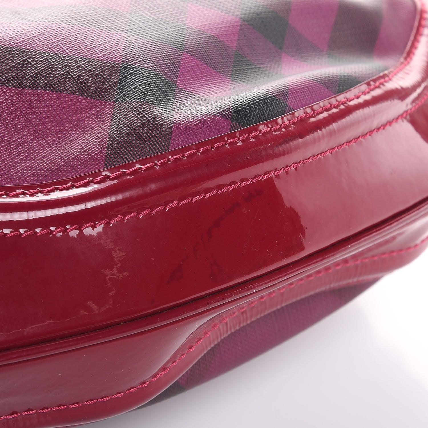 Burberry Nova Pop Degrade Medium Craigwell Hobo Raspberry Sorbet 10 of 10