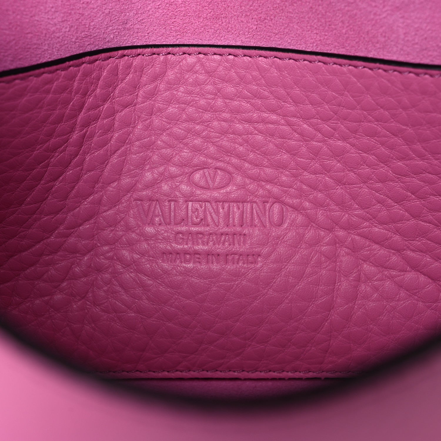 Valentino Garavani Pebbled Calfskin Medium Rockstud Flip Lock Crossbody Bag Dawn Pink 5 of 7