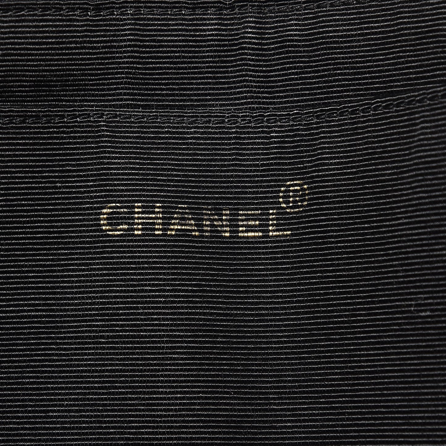 Canvas Chain Jumbo CC Tote Black