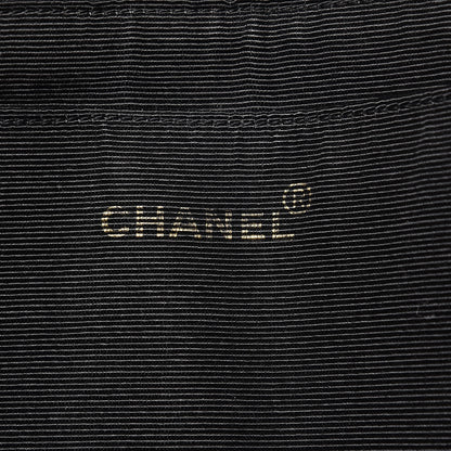 Chanel Canvas Chain Jumbo CC Tote Black 6 of 13