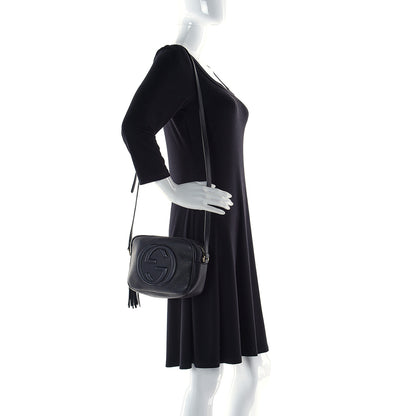 Gucci Pebbled Calfskin Small Soho Disco Bag Black 2 of 10