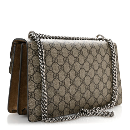 Gucci GG Supreme Monogram Small Dionysus Shoulder Bag Taupe 3 of 13