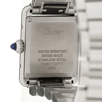 Cartier Stainless Steel 22mm Tank Must Quartz Watch 4 of 4