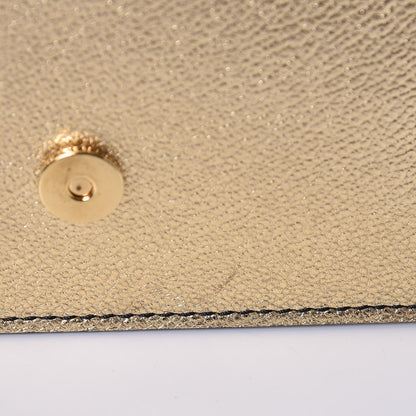 Burberry Metallic Grainy Calfskin Mini Buckle Bag Gold 8 of 8