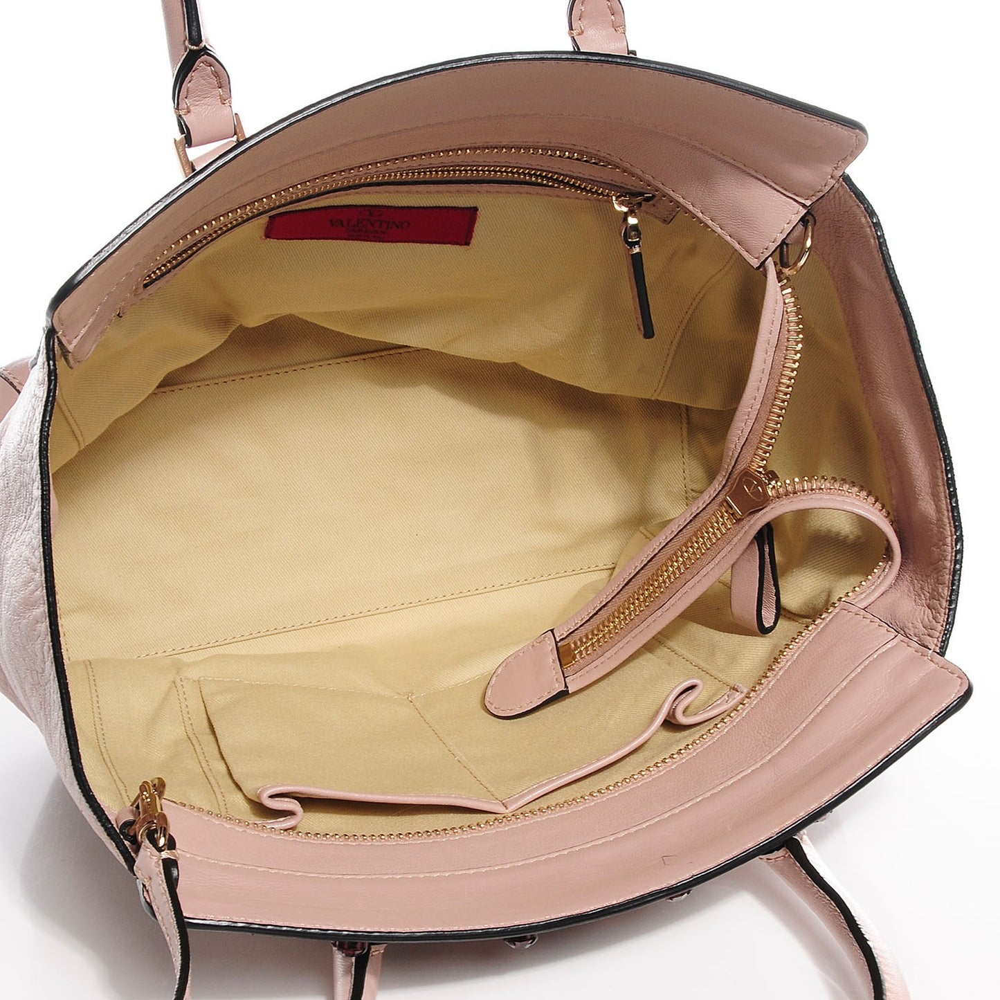Nappa Crystal B Diamond Tote Light Pink
