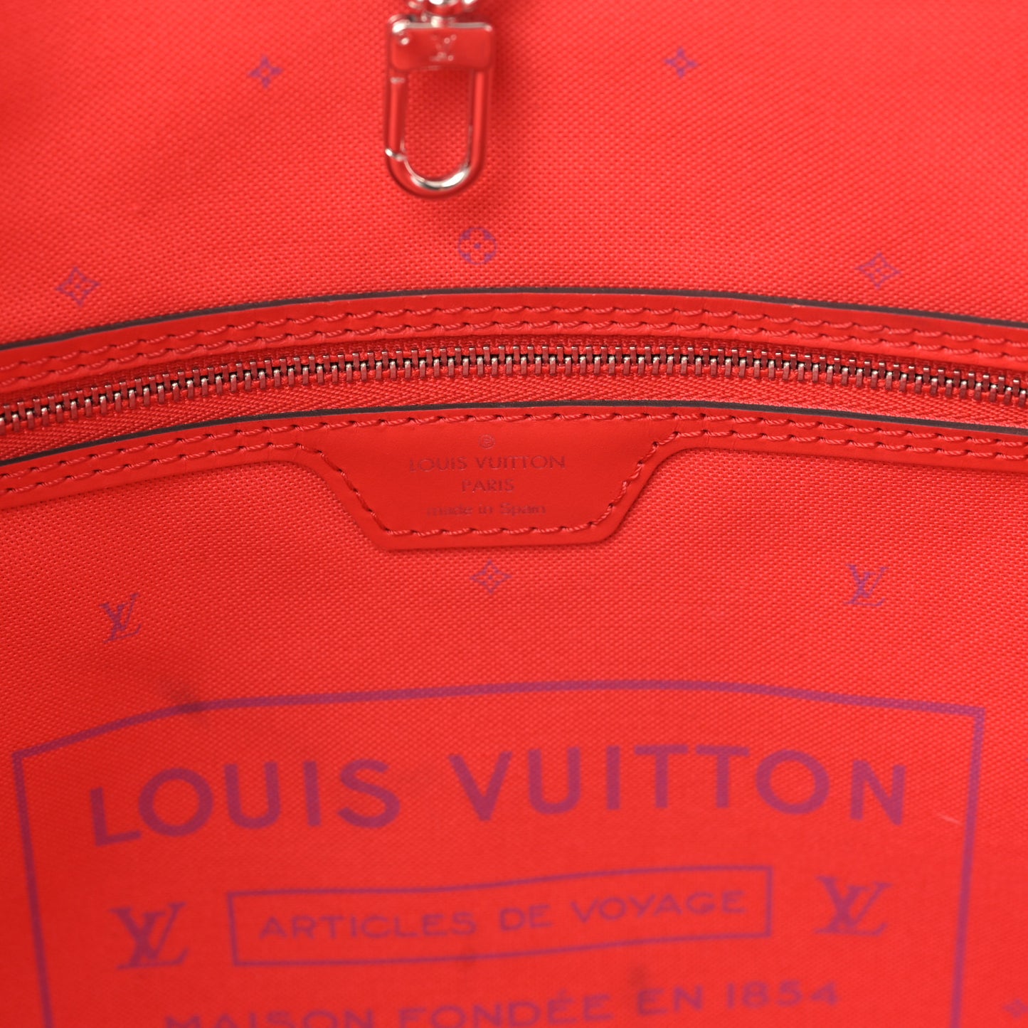 Monogram Escale Neverfull MM Rouge