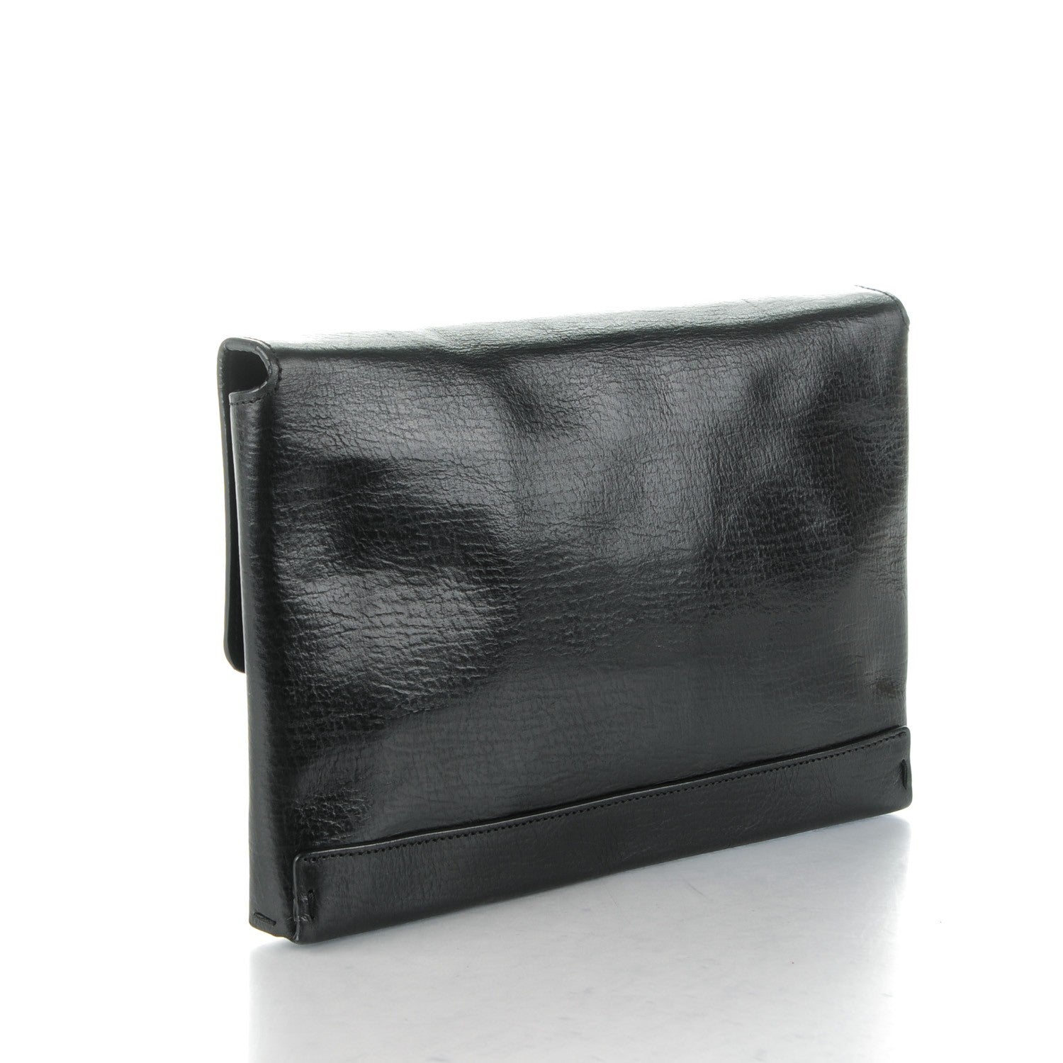 Lanvin Calfskin Miss Sartorial Envelope Clutch Black 3 of 8