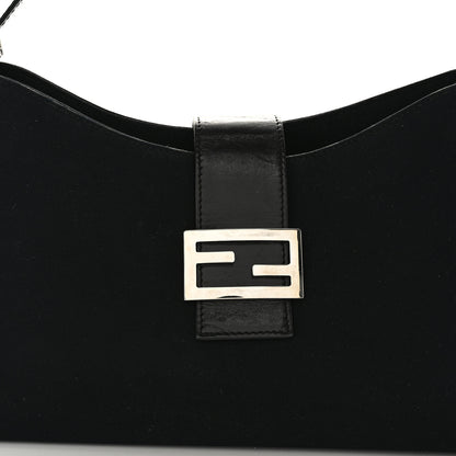 Fendi Neoprene Shoulder Bag Black 7 of 11