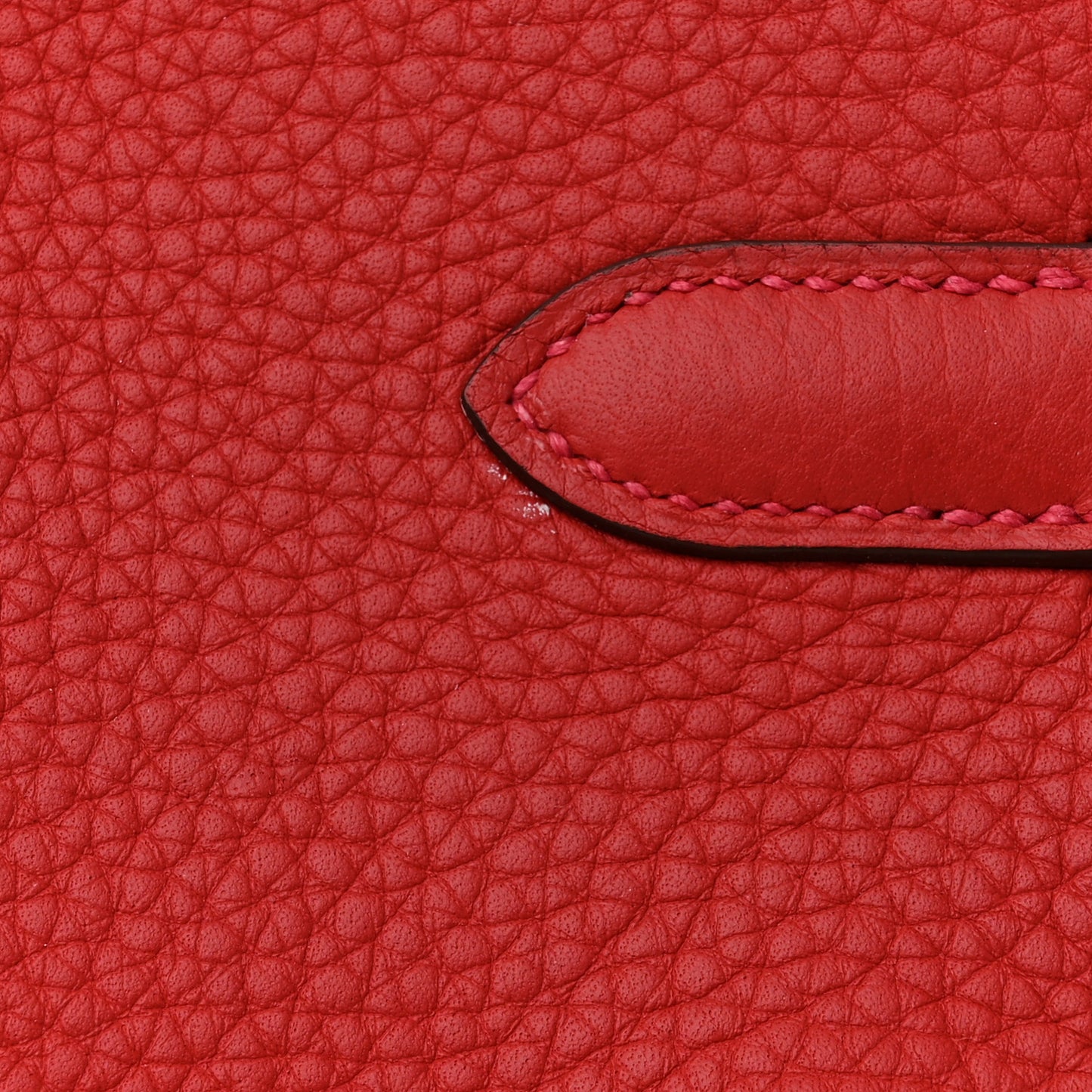 Togo Horseshoe Birkin 35 Rouge Casaque