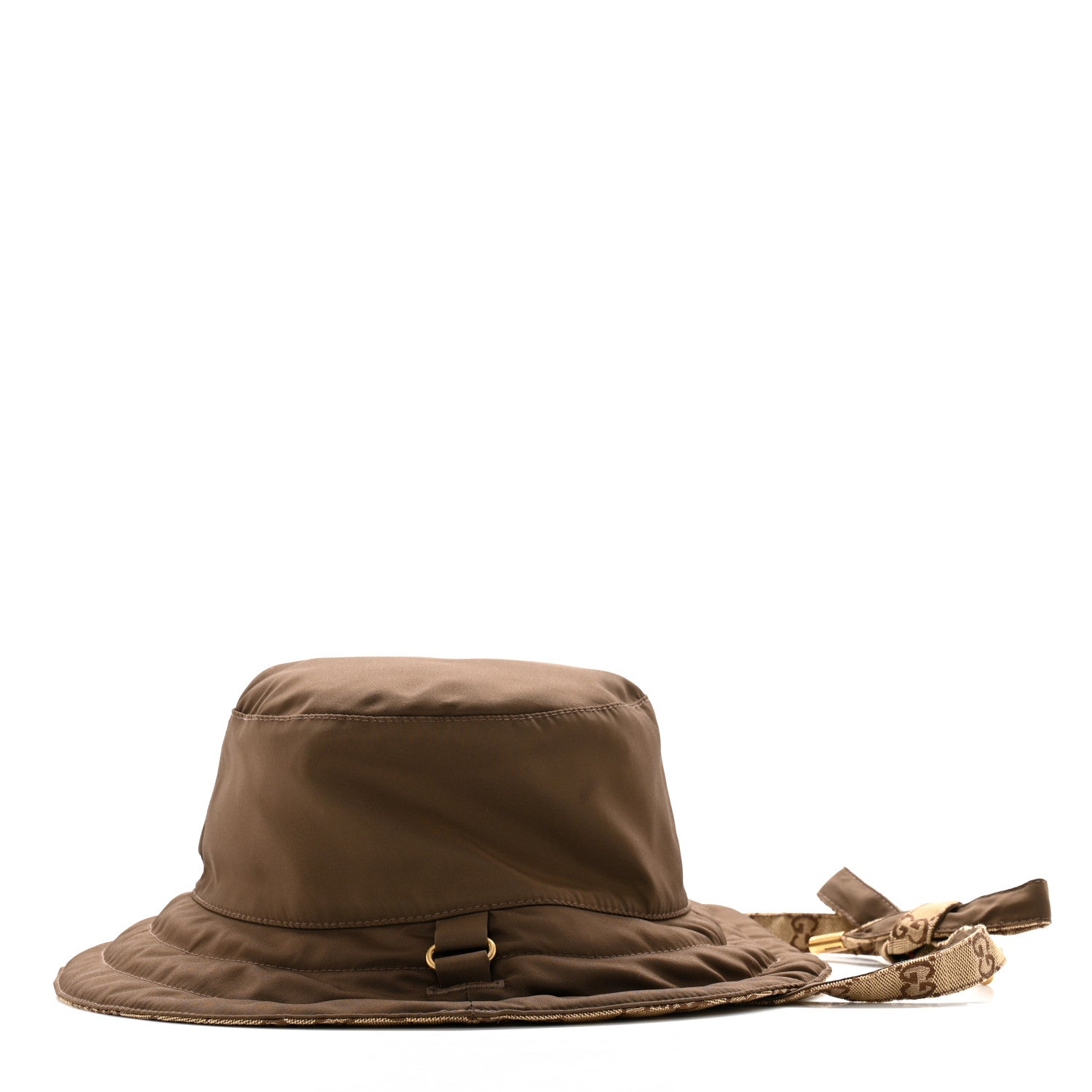 Gucci Canvas Monogram Reversible Bucket Hat M Brown 5 of 18