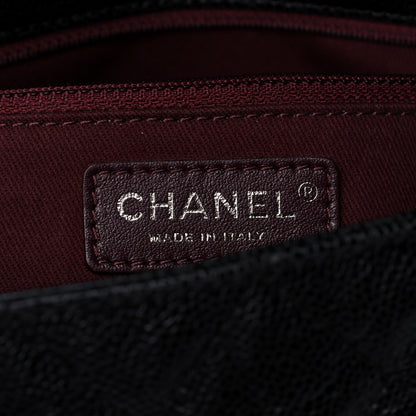 Chanel Crumpled Grained Calfskin Jumbo CC Crave Flap Black 6 of 13