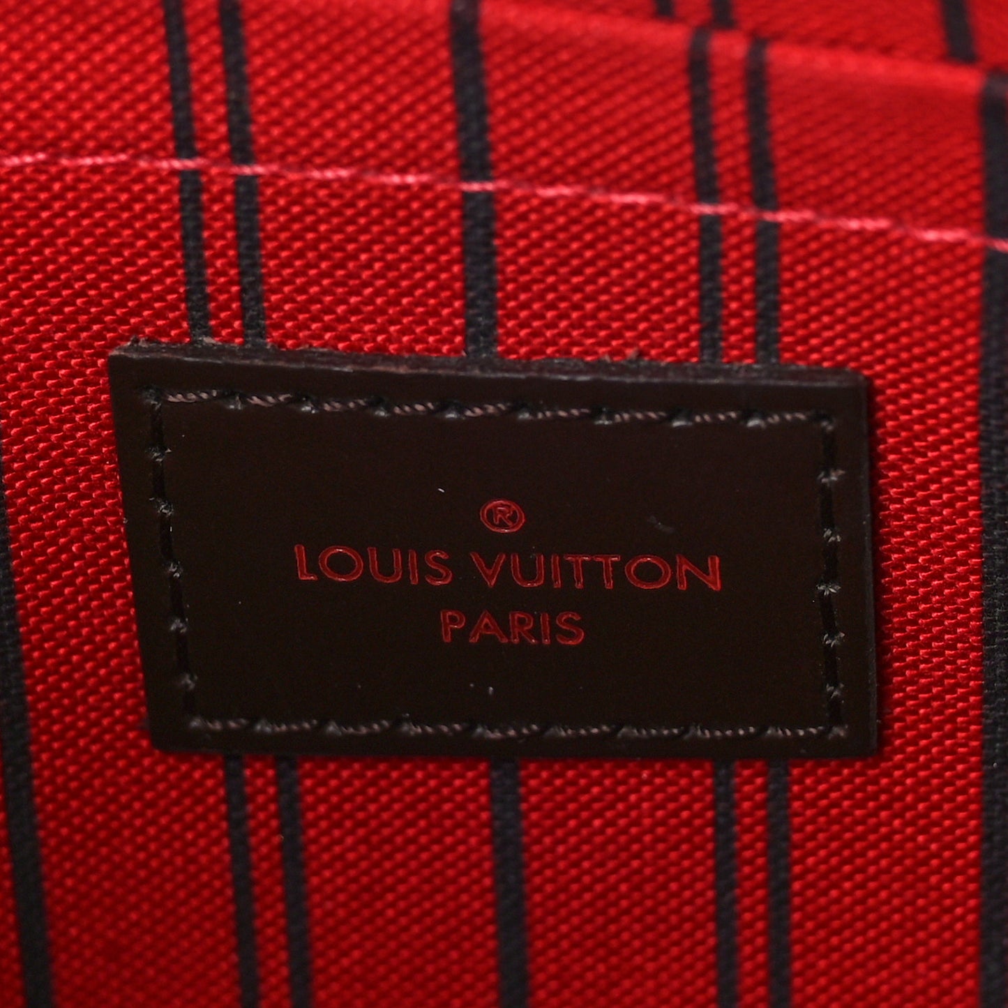LOUIS VUITTON Damier Ebene Neverfull MM GM Pochette