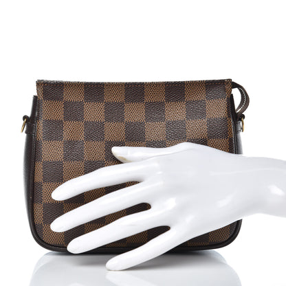 Louis Vuitton Damier Ebene Trousse Make Up Bag Pochette 2 of 7