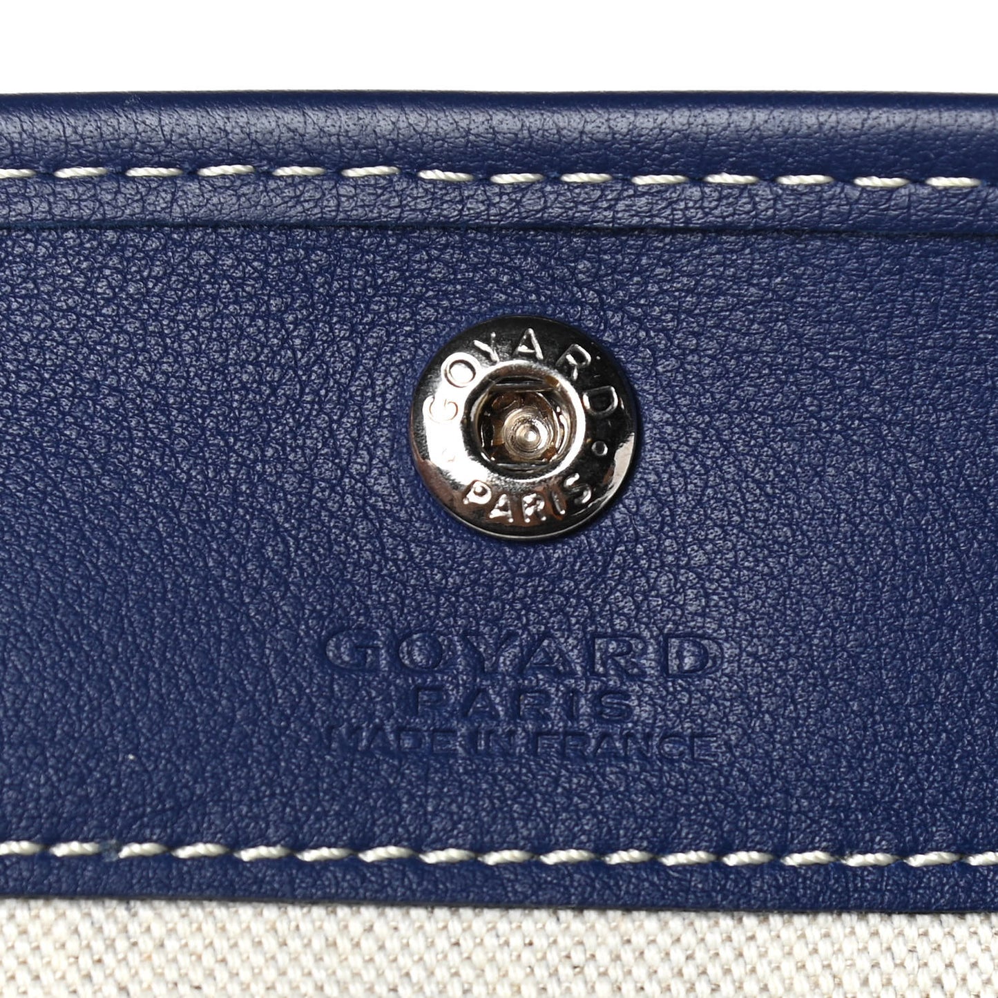 Goyardine Reversible Mini Anjou Navy