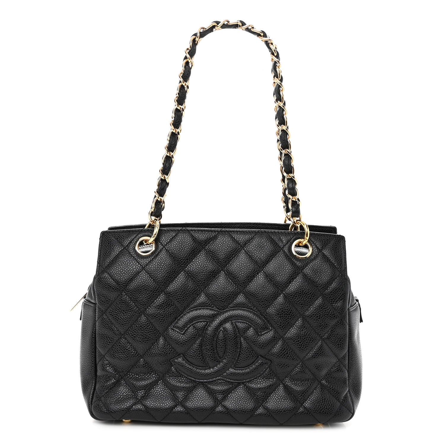 Chanel Caviar Quilted Petit Timeless Tote PTT Black 1 of 10