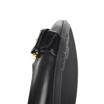 Louis Vuitton Calfskin Buckle Ballerina Flats 38.5 Black 13 of 15