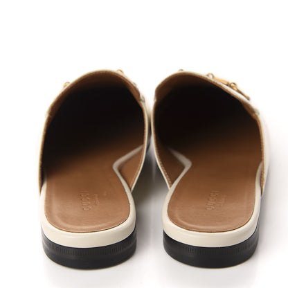 Gucci Malaga Kid Womens Princetown Slippers 39.5 Mystic White 5 of 10