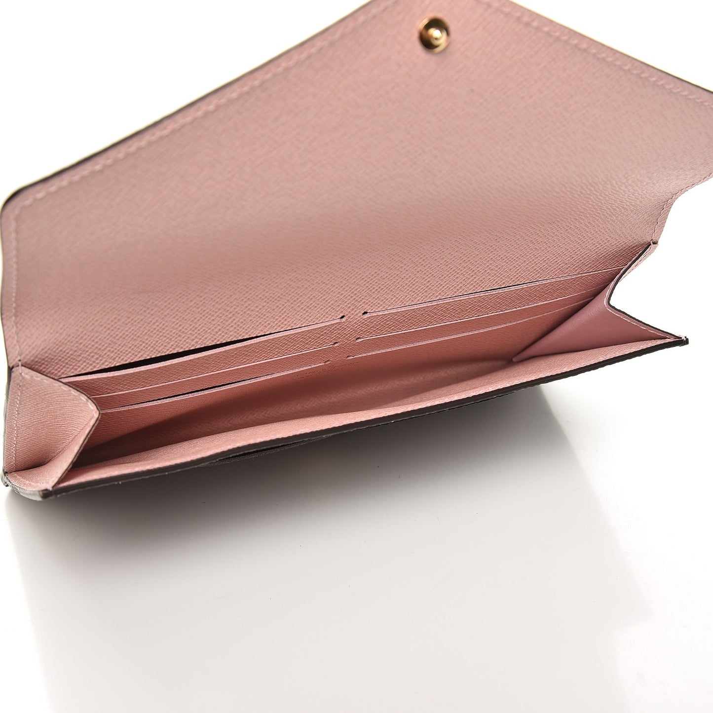 Monogram Jeanne Wallet Rose Ballerine