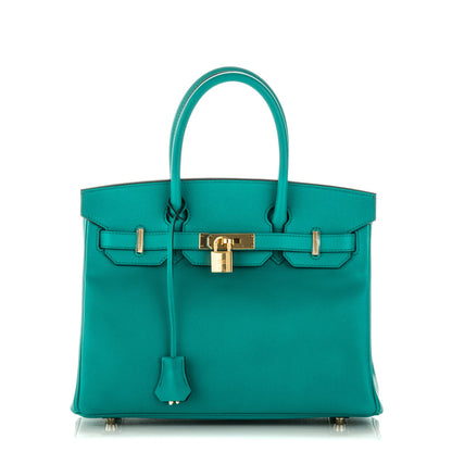Hermes Epsom Birkin 30 Bleu Paon 1 of 24