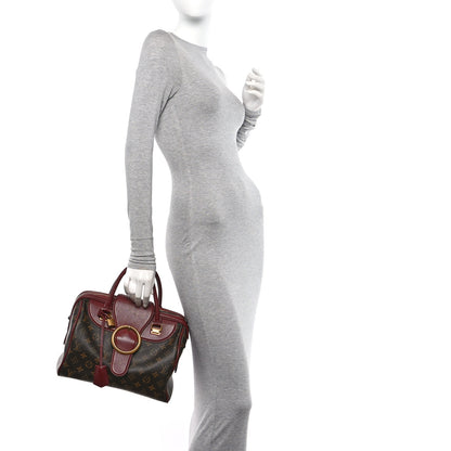 Louis Vuitton Monogram Golden Arrow Speedy Burgundy 2 of 11